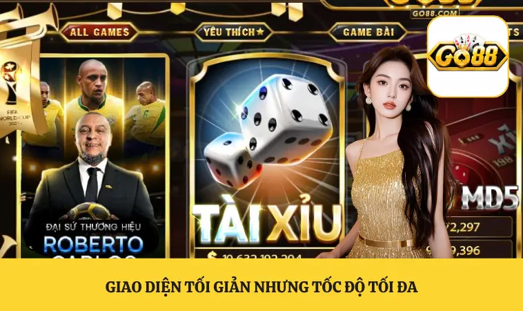 Giao diện tối giản nhưng tốc độ tối đa