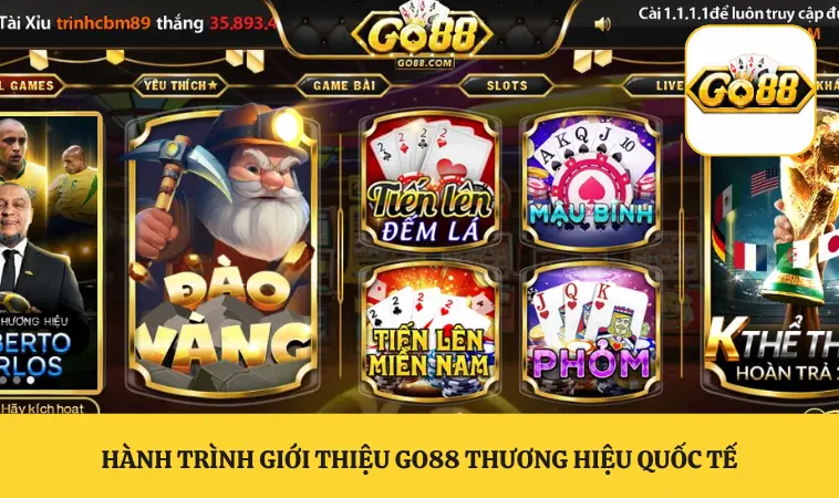 Hành trình giới thiệu GO88 thương hiệu quốc tế