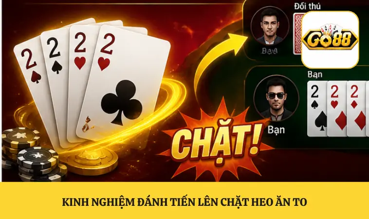 Kinh nghiệm đánh tiến lên chặt heo ăn to