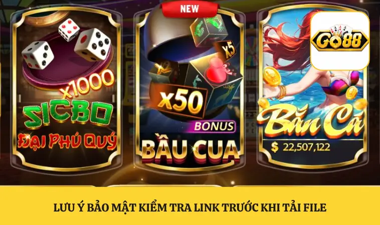 Lưu ý bảo mật kiểm tra link trước khi tải file