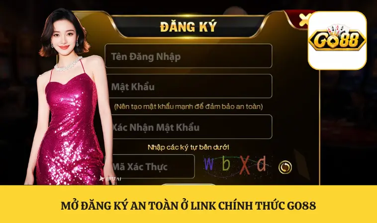Mở đăng ký an toàn ở link chính thức GO88