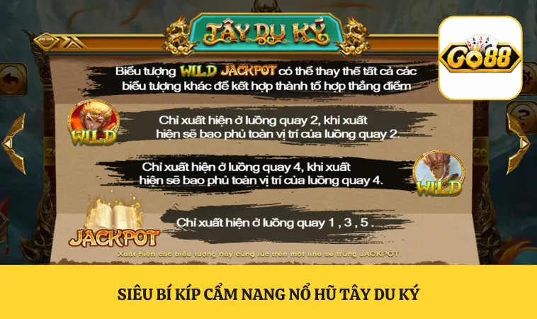 Tây Du Ký GO88 Trải Nghiệm Slot Thần Thoại Đỉnh Cao 3 Siêu bí kíp cẩm nang nổ hũ Tây Du Ký