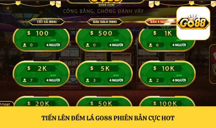 Tiến lên đếm lá GO88 phiên bản cực HOT